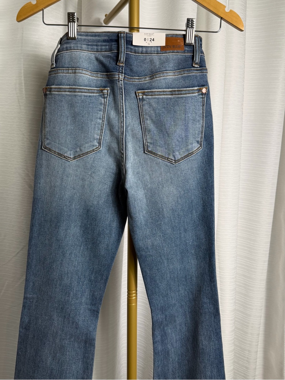 Judy Blue Medium Blue Flare Jeans - Picture 7 of 7